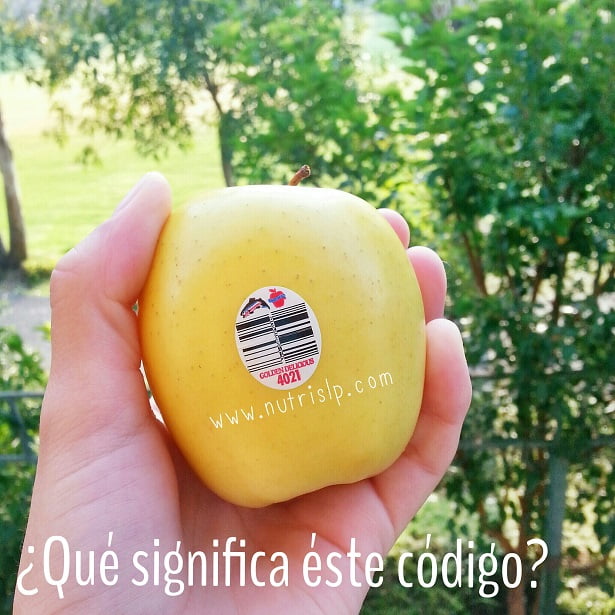 etiqueta que viene en nuestras frutas y verduras